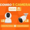 Gói Combo 5 Camera giá ưu đãi