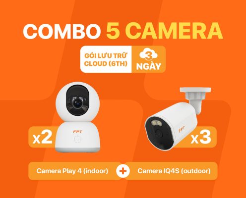 Gói Combo 5 Camera giá ưu đãi